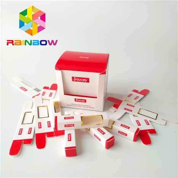 Paper Herbal Incense Packaging 510 Ceramic Vape Tank Cbd Oil Cartridge Packaging Box