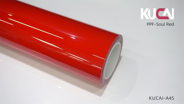 Soual Cor Vermelha Tpu Pintura de Carro Proteção de Film de Perlas de Água Personalizavel