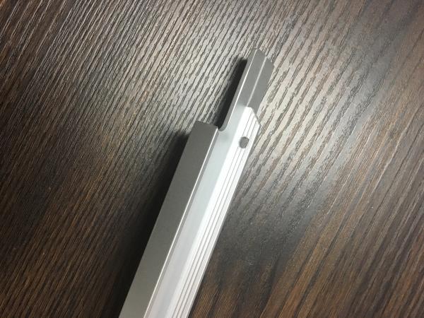 A extrusão 6061 T6 de alumínio perfila o CNC que mói a prata de Matt anodizada para o suporte solar
