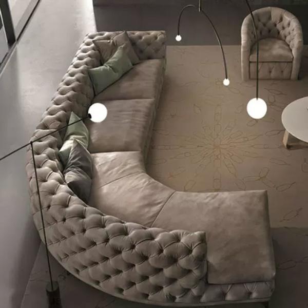 American Style Tufted Living Room Sectional Sofa 3 Piece For Home