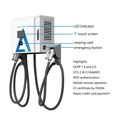 CE Approved Commercial DC EV Charging Station 30KW 60KW With IEC 61851-23
