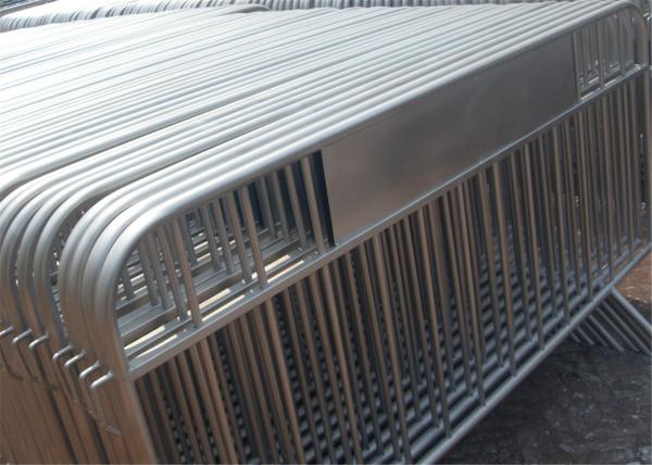 crowd barrier / hot sale used concert metal crowd control barriers 1.1M height x 2.5M width 35mm tube