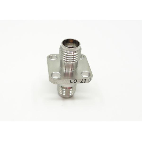 Stainless Steel 2.92mm K Female Four Hole Flange Panel (MMW)Millimeter Wave Adapter
