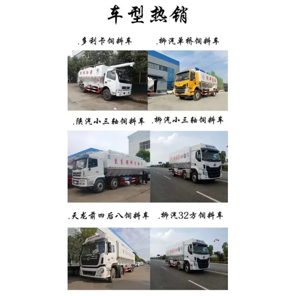 Heavy-Duty 15m3 Bulk Feed Transport Truck for Poultry