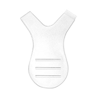 Белая зеленая кожа - дружелюбные стикеры правителя Microblading для формировать брови