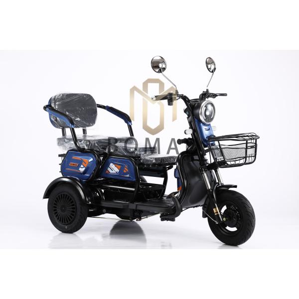 Open Body Type Electric Tricycle 3 Wheel Motorcycle for Adult Transportation