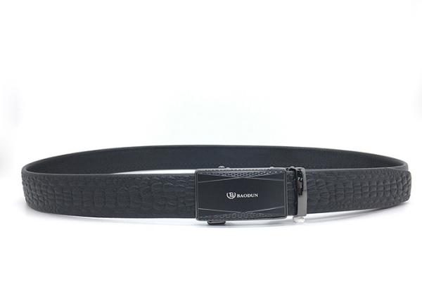 Correia automática da curvatura dos homens uniformes do couro 140CM de Croco