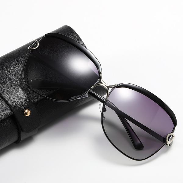 BSCI 145MM Women Polarized Vintage Big Frame Sunglasses Ladies Shades