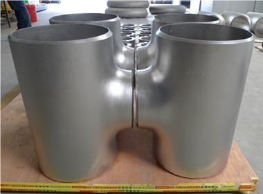 Customizable Titanium Tee 3D 10D Radius Reducing Tee Titanium Fitting