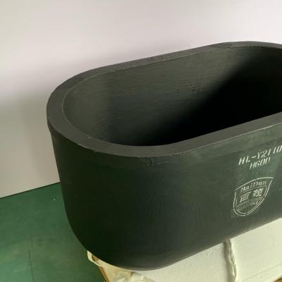 Lightweight Melting Graphite Crucible Round High Pure Graphite Crucible