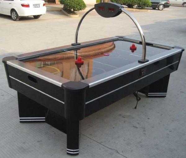 High grade 8FT air hcokey table aluminum rail powerful motor wood hockey game