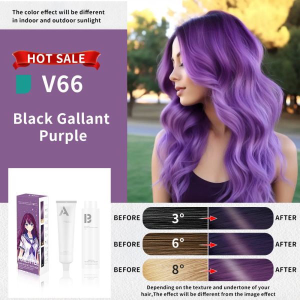 OEM Hair Dye Factory Semi Permanent Home Hair Dye With Hair Color Developer Organic Hair Colour