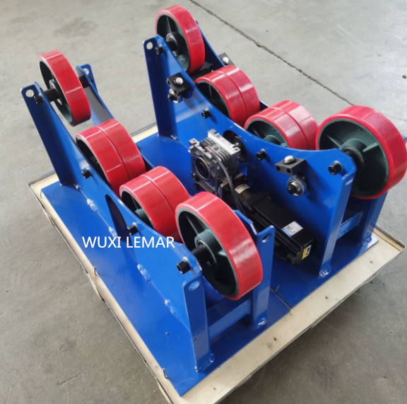 Self Adjusting Welding Rotator 3Ton VFD Stepless Speed Pipe Welding Roller Support