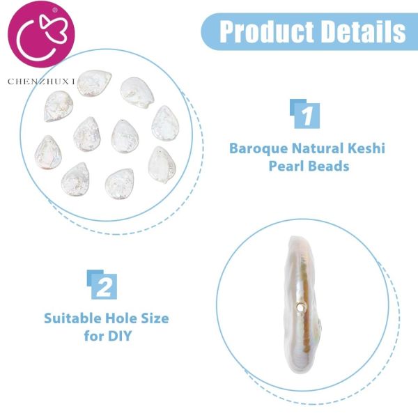 Fresh Water Pearls Heart Shape High Quality High Gloss Suitable for Earrings Pendant Necklace Making