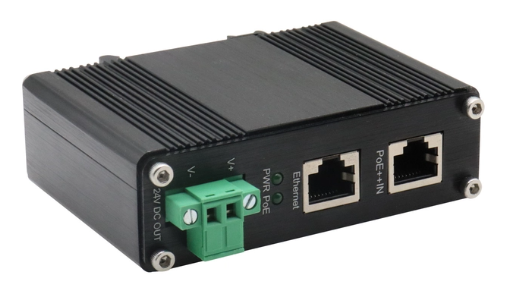 Din Rail Industrial Gigabit POE Injector 802.3bt 95W PoE Splitter 24VDC