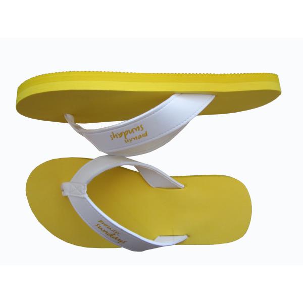 full color printing eva die cut and embossed Women Flip flops thongs slipers manufacturers