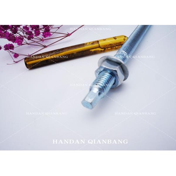 DIN Standard Chemical Anchor Bolt Anchor Fixings 4.8 Grade For Equipment Installation