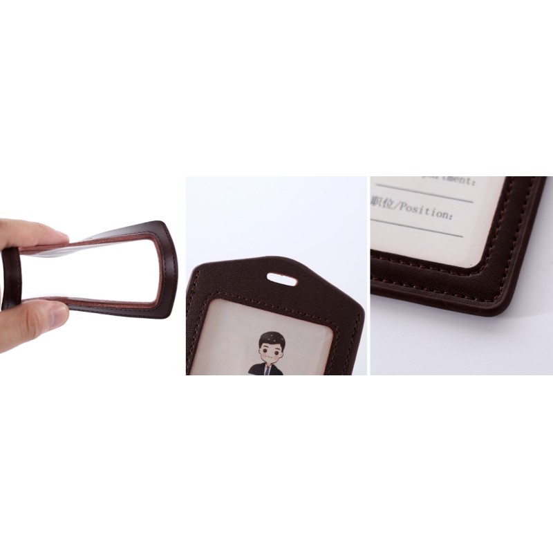 Double Sided Retractable Business Card Badge Holder Id Name Tag Holders OEM