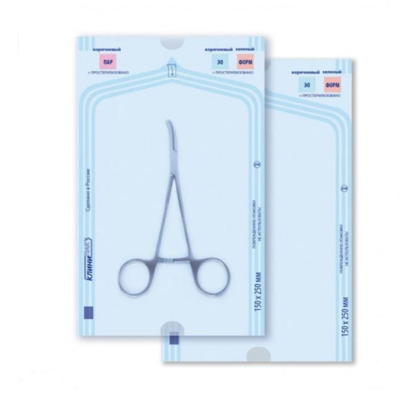 Flexo Printing Heat Seal Sterilization Pouch 105x70MM Size Customized
