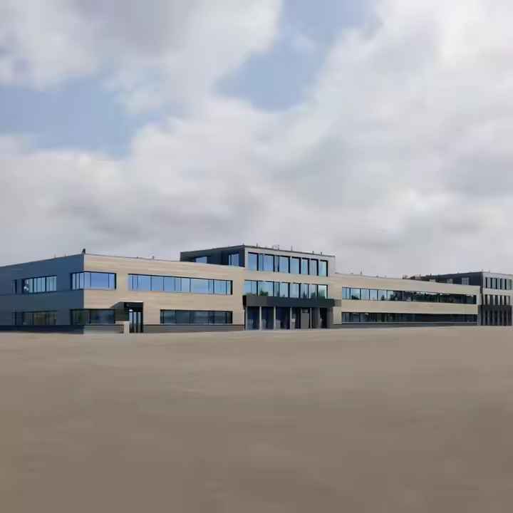 Strong Strength Steel Structure High Rise Building , Galvanized Surface Modular Buildings