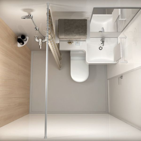 Sheet Molding Compound SMC One-Piece Bathroom Wall Panels Bathroom Chassis