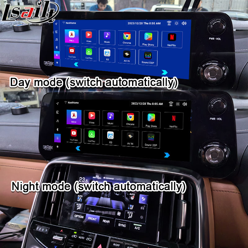 Lsailt Qualcomm Android видеоинтерфейс для Lexus LX600 LX500d RX ES NX 2021- Поддержка YouTube, NetFlix, беспроводной CarPlay