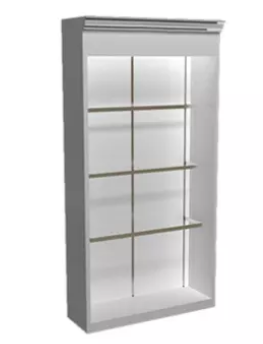Eco Friendly Wood Clothing Display Showcase / Children's Clothes Cabinet For Store