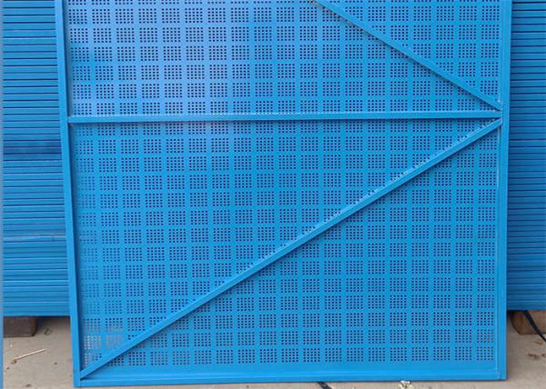 Reusable Perofrated Aluminum Construction Safety Screens Building Site Use