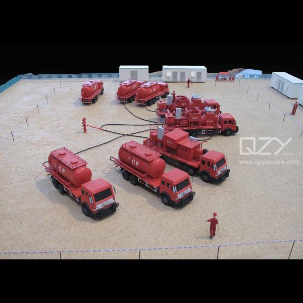 Промышленный масштаб Модель строительства Витрина площадки 1:30 Нефтяные испытания & Fracturing