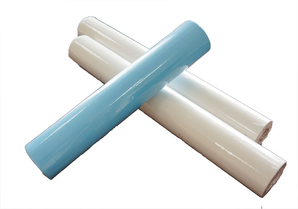 Disposable paper laminated film bed sheet / table sheet used for hospital or beauty salon