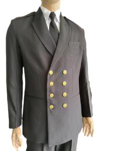 Classic Black Ceremonial Uniform 40 Polyester 60 Cotton Material For Formal
