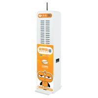 Entalhes portáteis alugados da estação 24 do banco do poder 450W da estação de carregamento do telefone com etiqueta