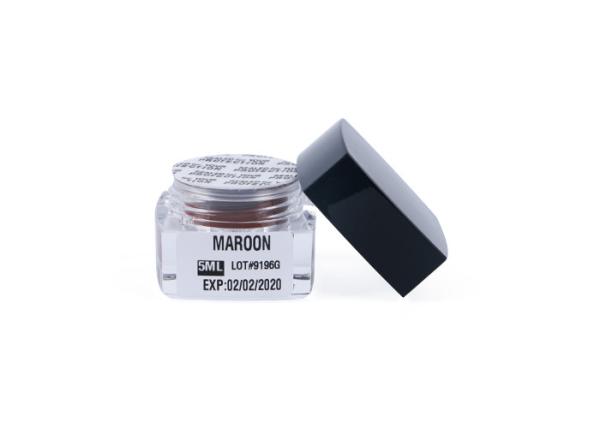 Small Microshading Semi Permanent Makeup Pigments For Eyebrown 5ML Maroon