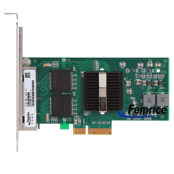 Femrice 1G Quad Port RJ45 Ethernet Server Adapter Intel I350 Chip Server Network Interface Cards