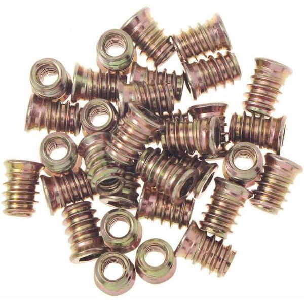 Mail Packing Y Hex Drive Fixing Threaded Insert Wood Furniture Screw Insert Nut
