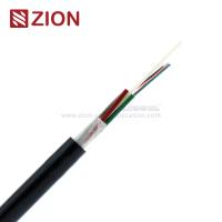 Cabo de fibra ótica fraco encalhado GYFTY canalizado ou aéreo do tubo com bainha do PE