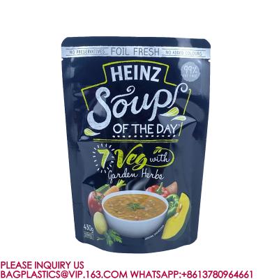 Cooking Bags, Cooking Pouches, Soup bags, Soup Pouches, Juice Beverage Spout Nozzle Pouch