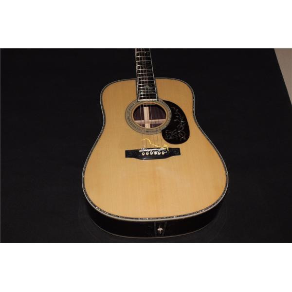 AAAAA all solid wood guitar customize right the best D shape right left handed acoustic electric guitar