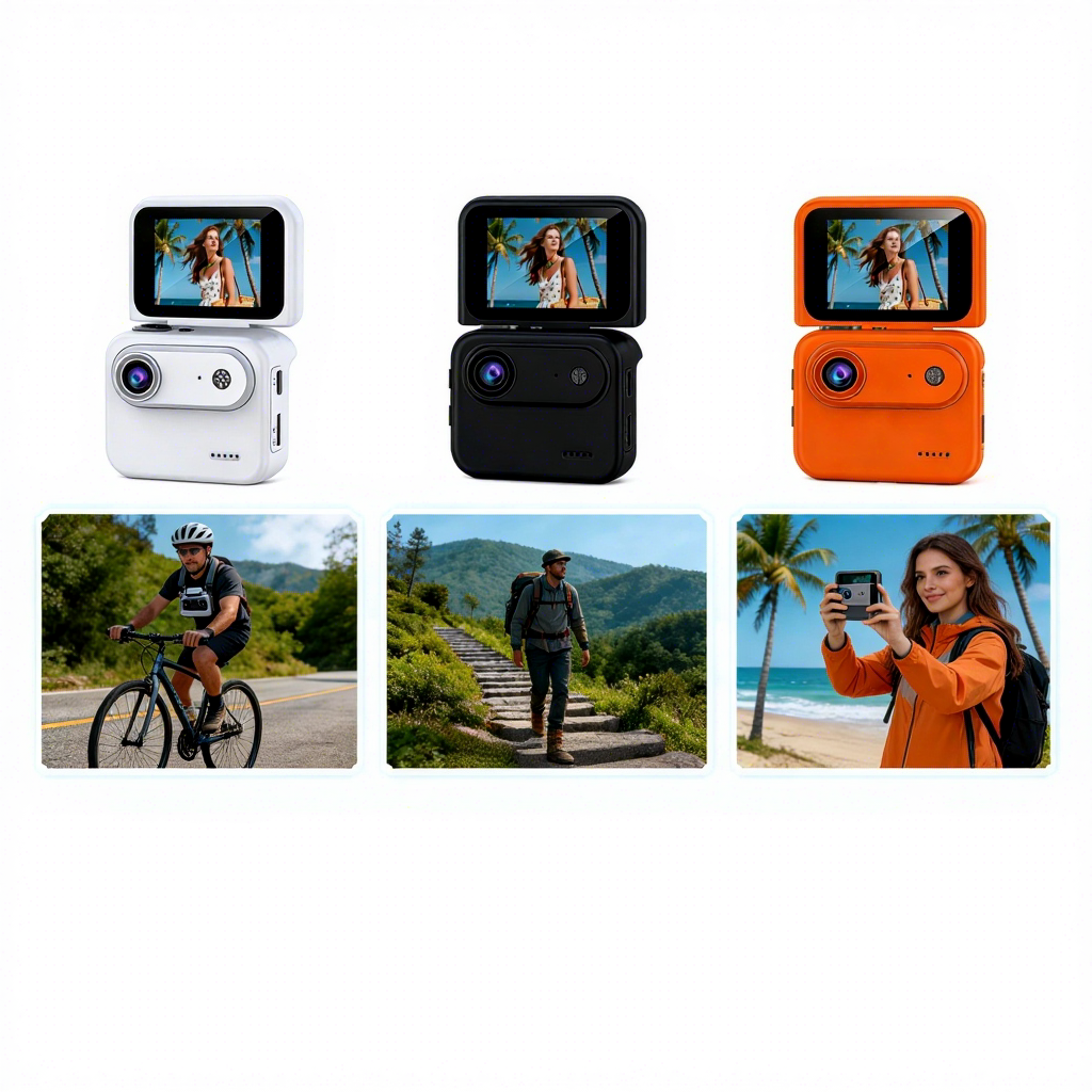 Mini Action Camera Stabilization 143 Wide Angle Lens 2.0