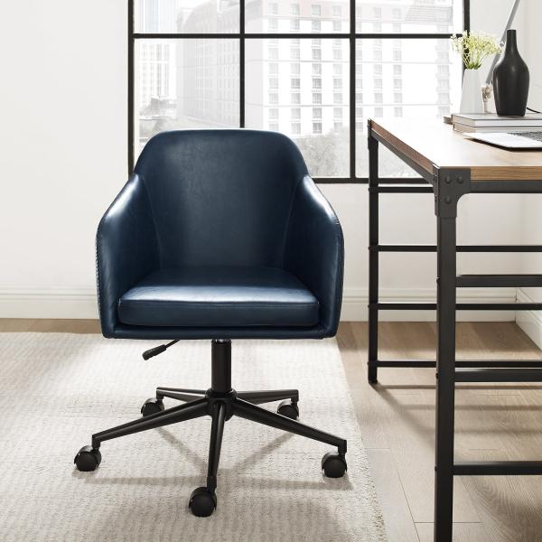 Luxury Aluminum Rotary Hotel PU Leather Chair Customized Hair Salon Makeup Chair