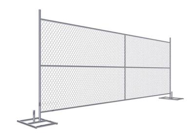50*50 ou 60*60mm Taille Gi Chain Link Mesh Pour les garde-corps temporaires