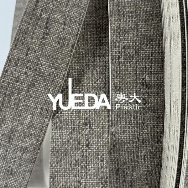 Stylish Gray Edge Banding Edging Strip For Kitchen Units Checkered Texture M9589