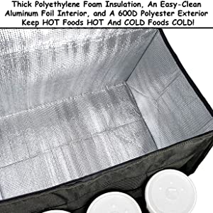 Insulated Pizza Delivery Bag Moisture Free For Catering Food Delivery, Restaurant, Cookouts Red picnic Bags