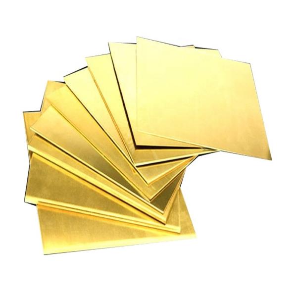 C1100 Decorative Brass Sheet Metal 99 Pure JISH3100 JISH3250 Standard