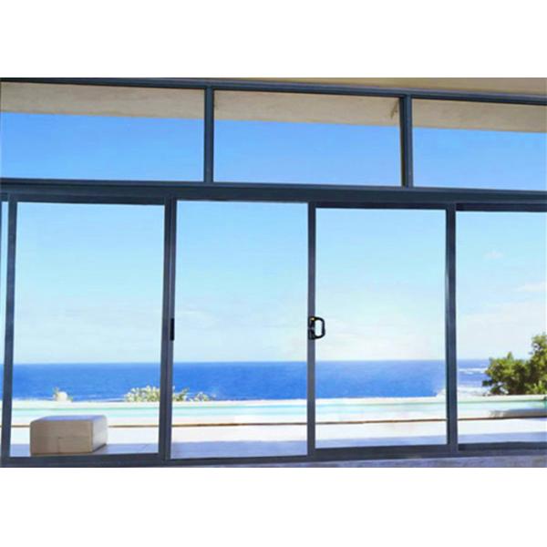 Waterproof Commercial Aluminium Doors Sliding Window Heat Insulated Materials