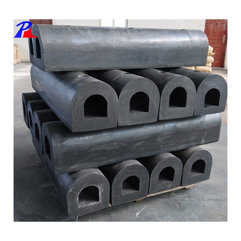 Acceptable OEM/ODM Customized Dock Bumper D Type Rubber Fender for Marine and Boat