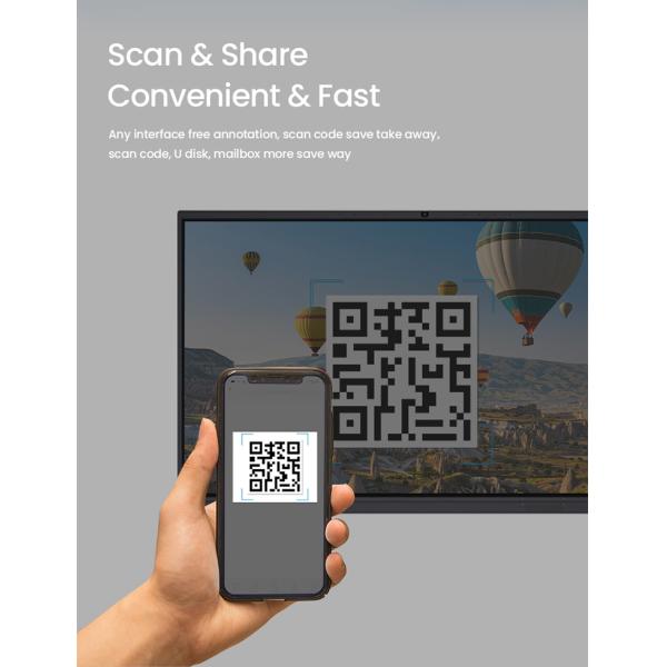 65 75 85 86 98 110 Inch Pen Finger Touch Interactive Flat Panel 4k Lcd Digital Interactive Smart Boards for Schools Teaching