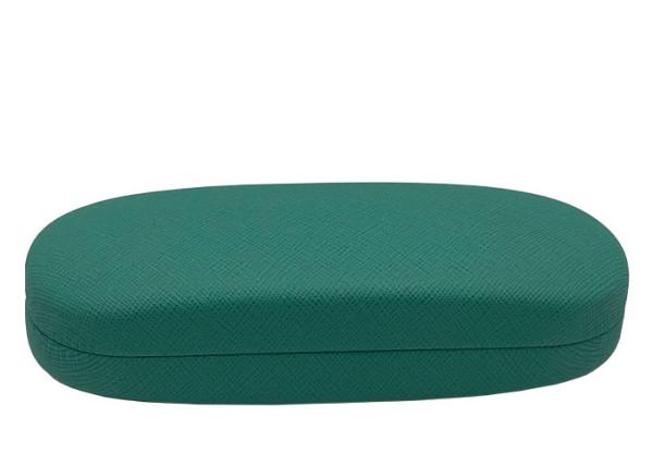 44mm Leather Hot Stamping Logo Custom Sunglasses Case For Glasses