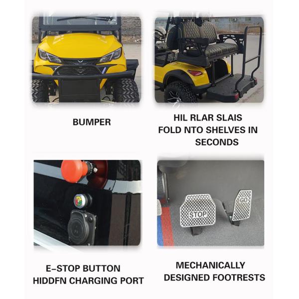 Equipped Standing Postion of Tail Caddie Golf Trolley DOT Bus Onward AC Controller