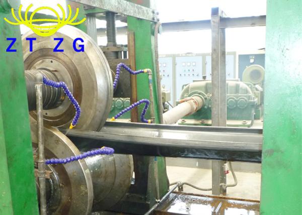 Mild Steel Rail Tube Easy To Operate Hot Dip Galvanized Pipe Making Machine
